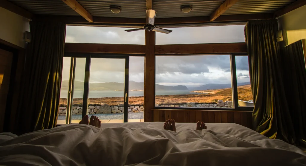 View from inside the bedroom