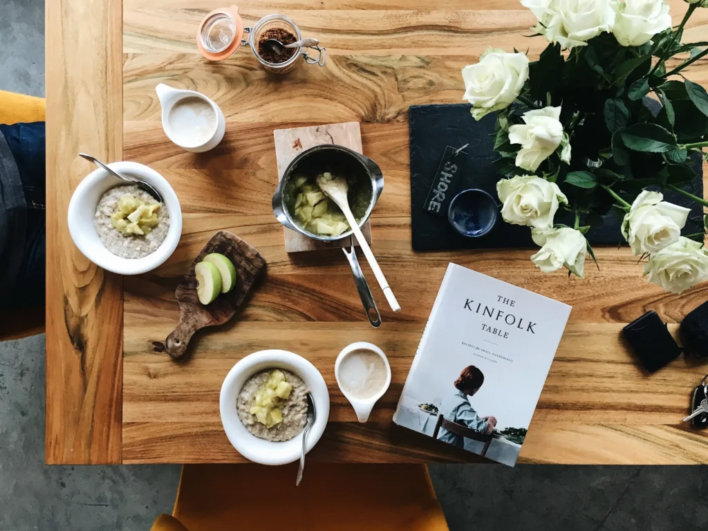 Breakfast table at Shore Croft