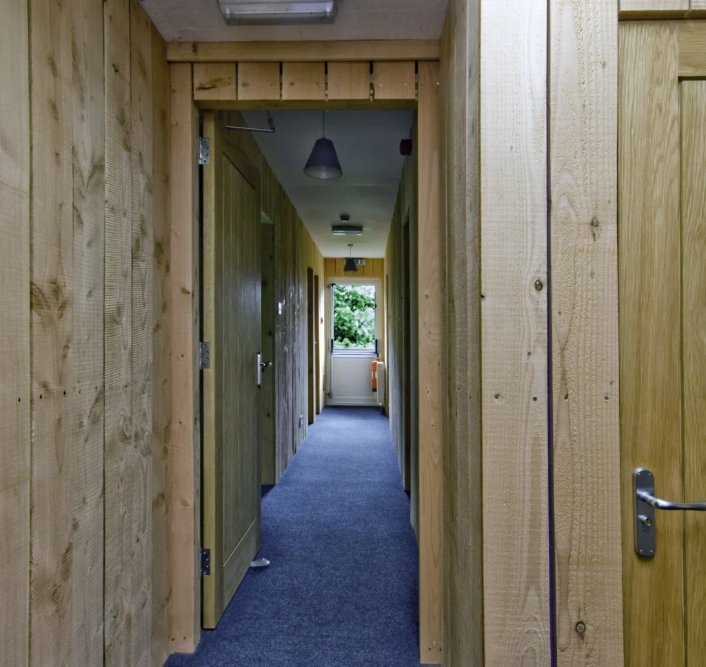 Hallway at Lazy Crofter Bunkhouse